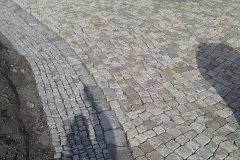 Granit-Kleinpflaster Hofeinfahrt in Alt-Stahnsdorf