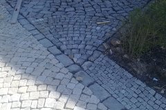Granit-Kleinpflaster Hofeinfahrt in Alt-Stahnsdorf (2)