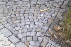 Granit-Kleinpflaster Hofeinfahrt in Alt-Stahnsdorf (3)