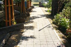 Gehwegbau mit Betonpflaster an der Breiten Straße (2)
