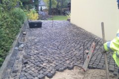Private Grundstückseinfahrt aus Granit-Kleinpflaster (14)
