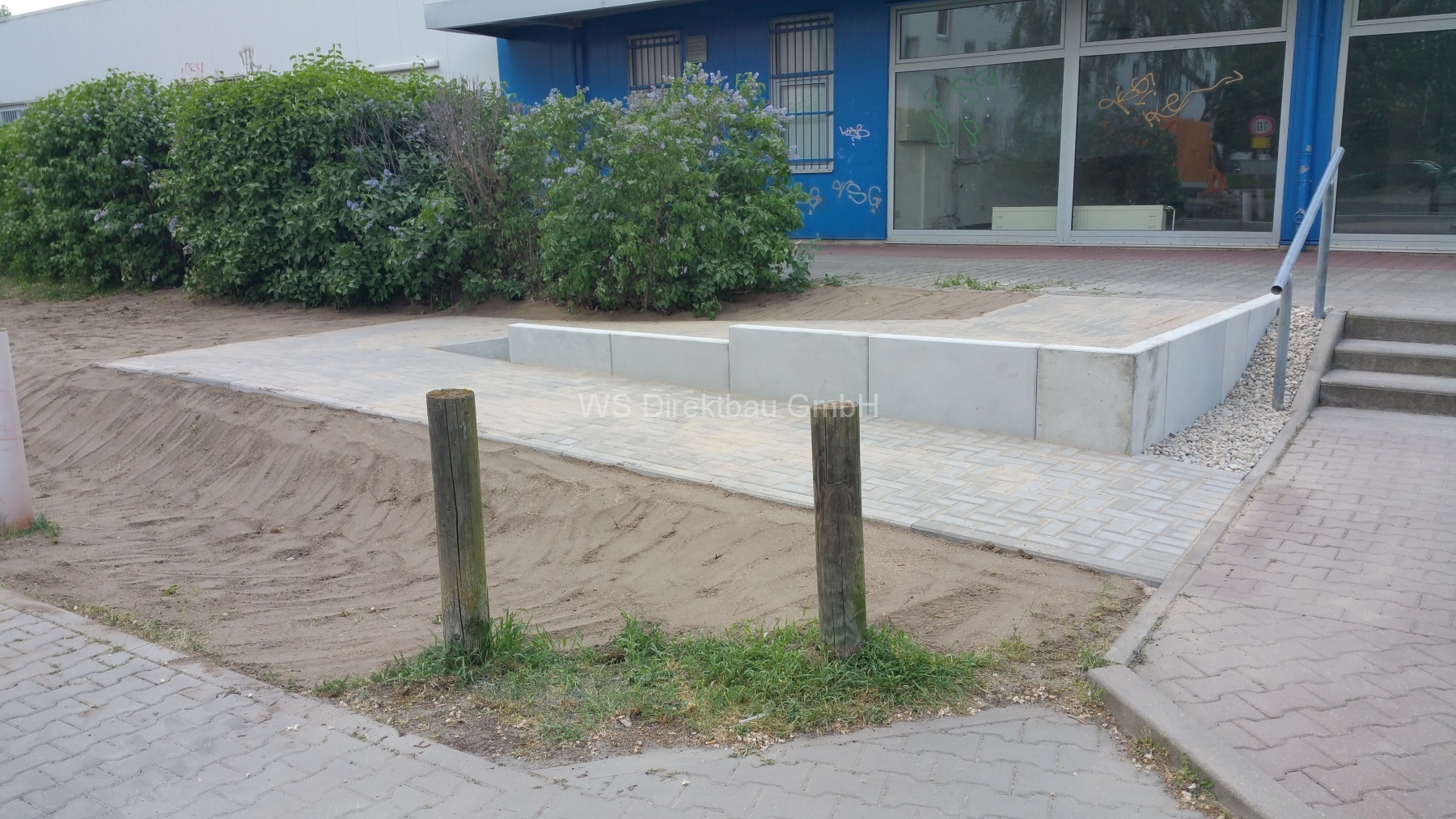 Rampe und Wegebau