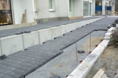 Außenanlage am Wohnhaus mit Gartenweg und Treppe (2)
