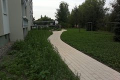 Außenanlage am Wohnhaus mit Gartenweg und Treppe (3)