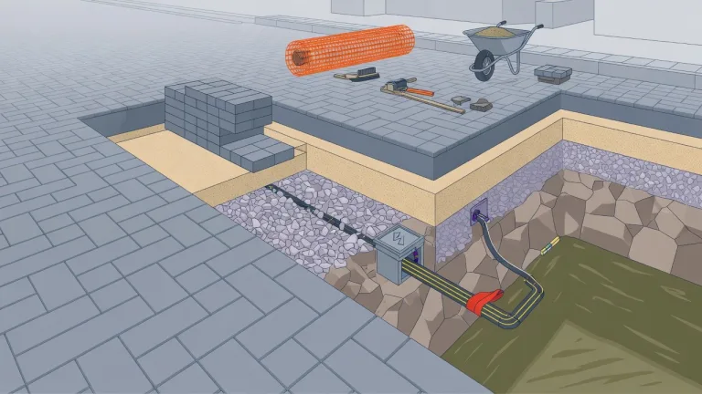 Hausanschluss strom: schematische Illustration (kein Referenzfoto)